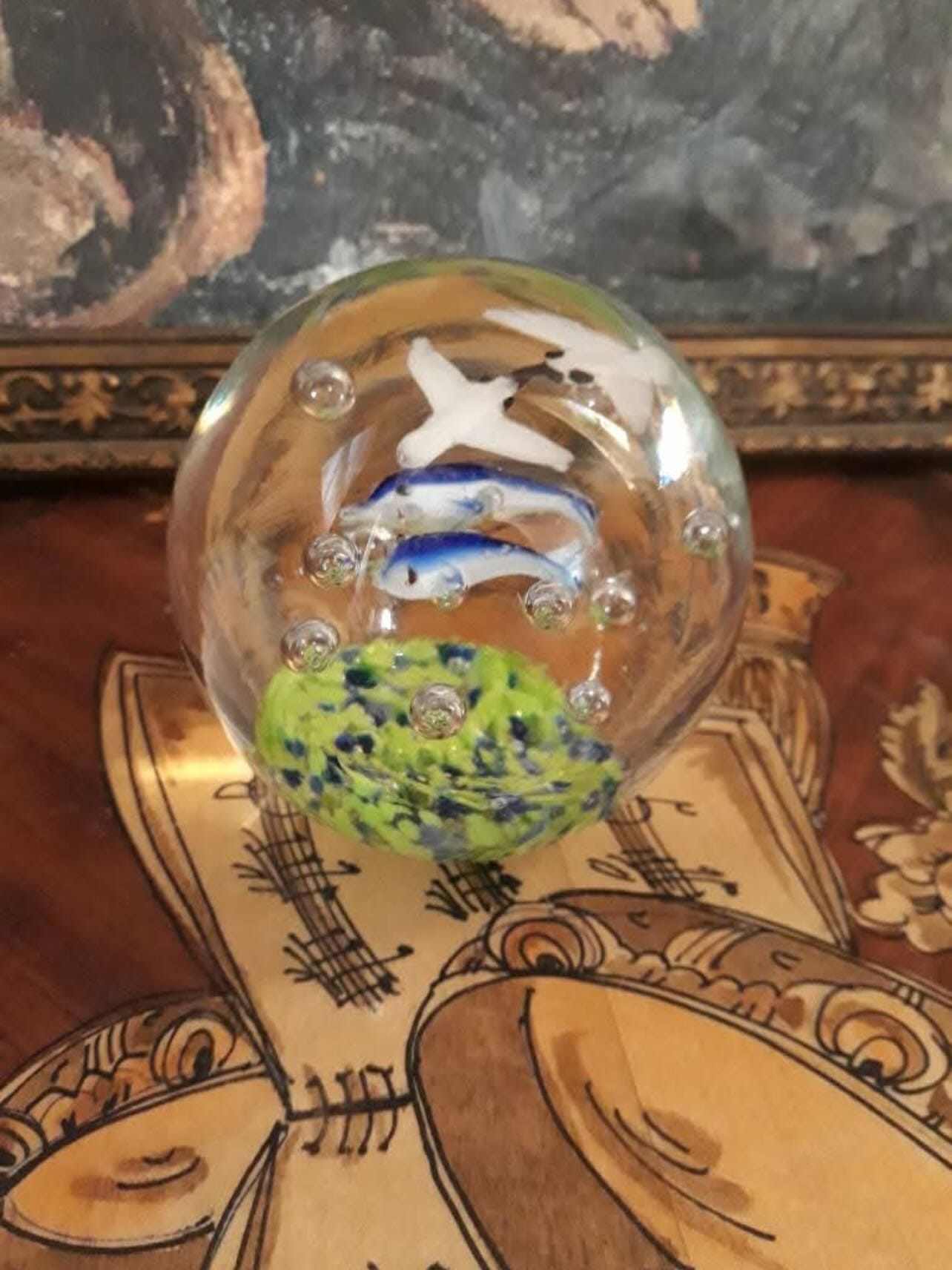 Murano paperweight