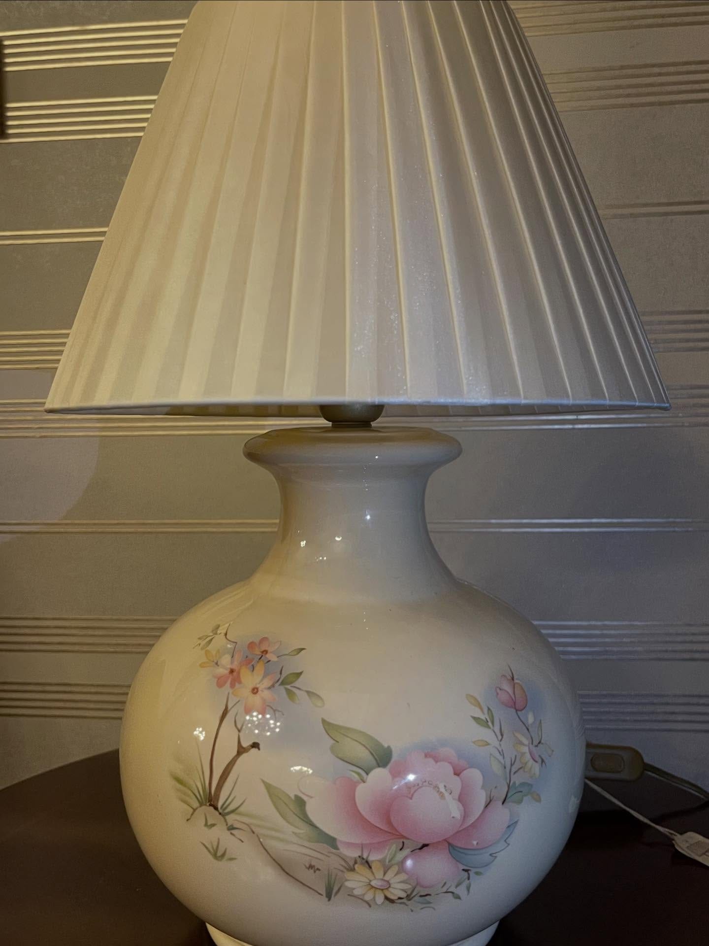 Ceramic vintage lamp