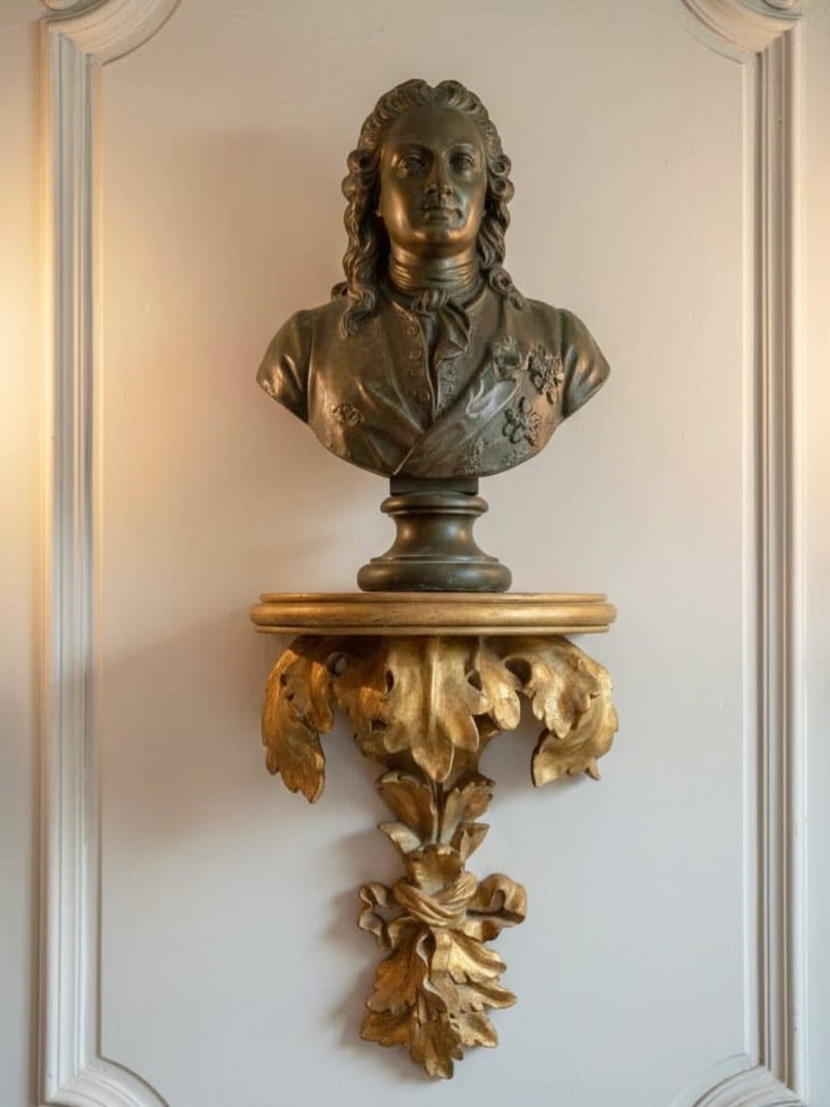 Acanthus leaf wall bracket
