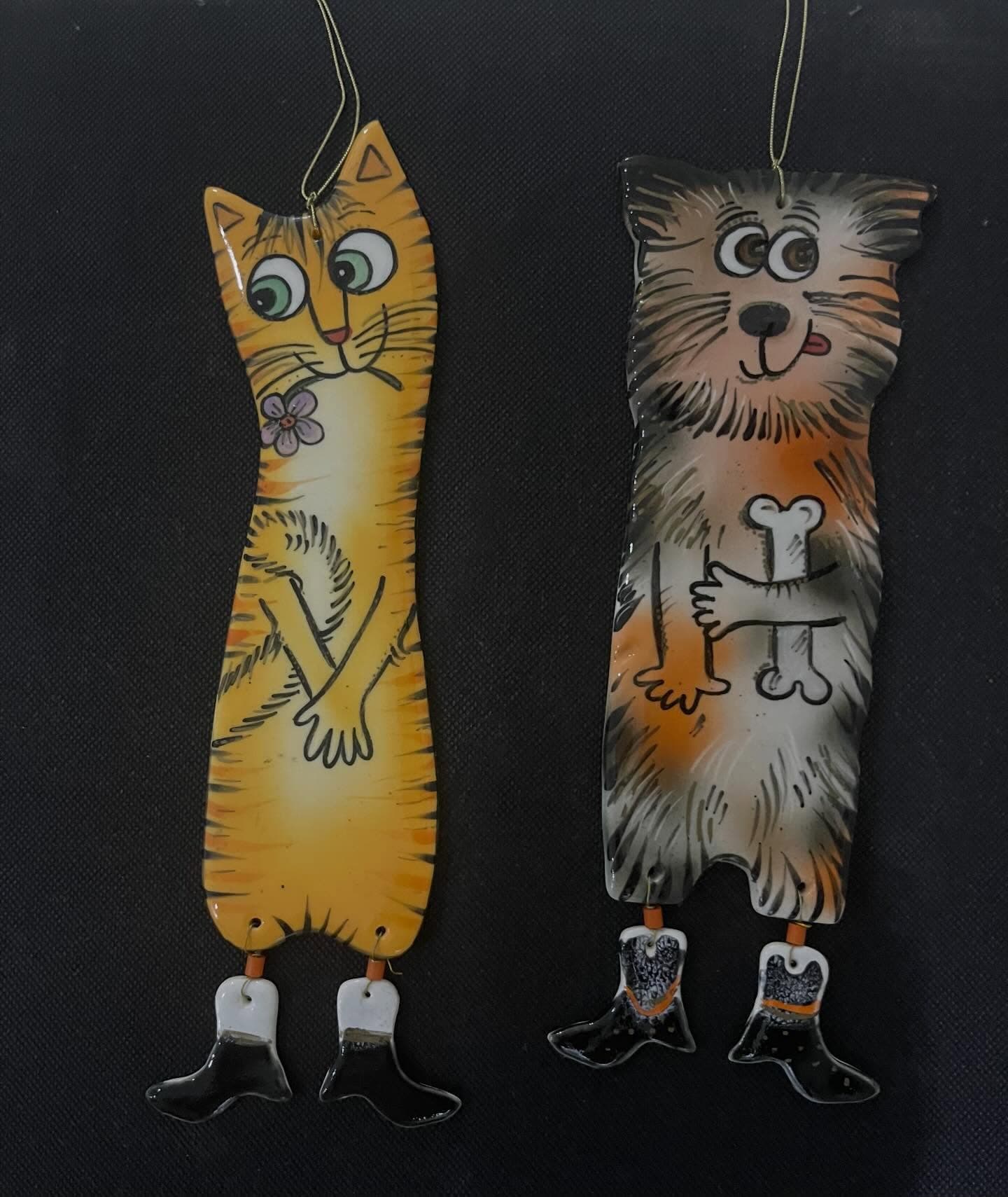 Ceramic animal figures