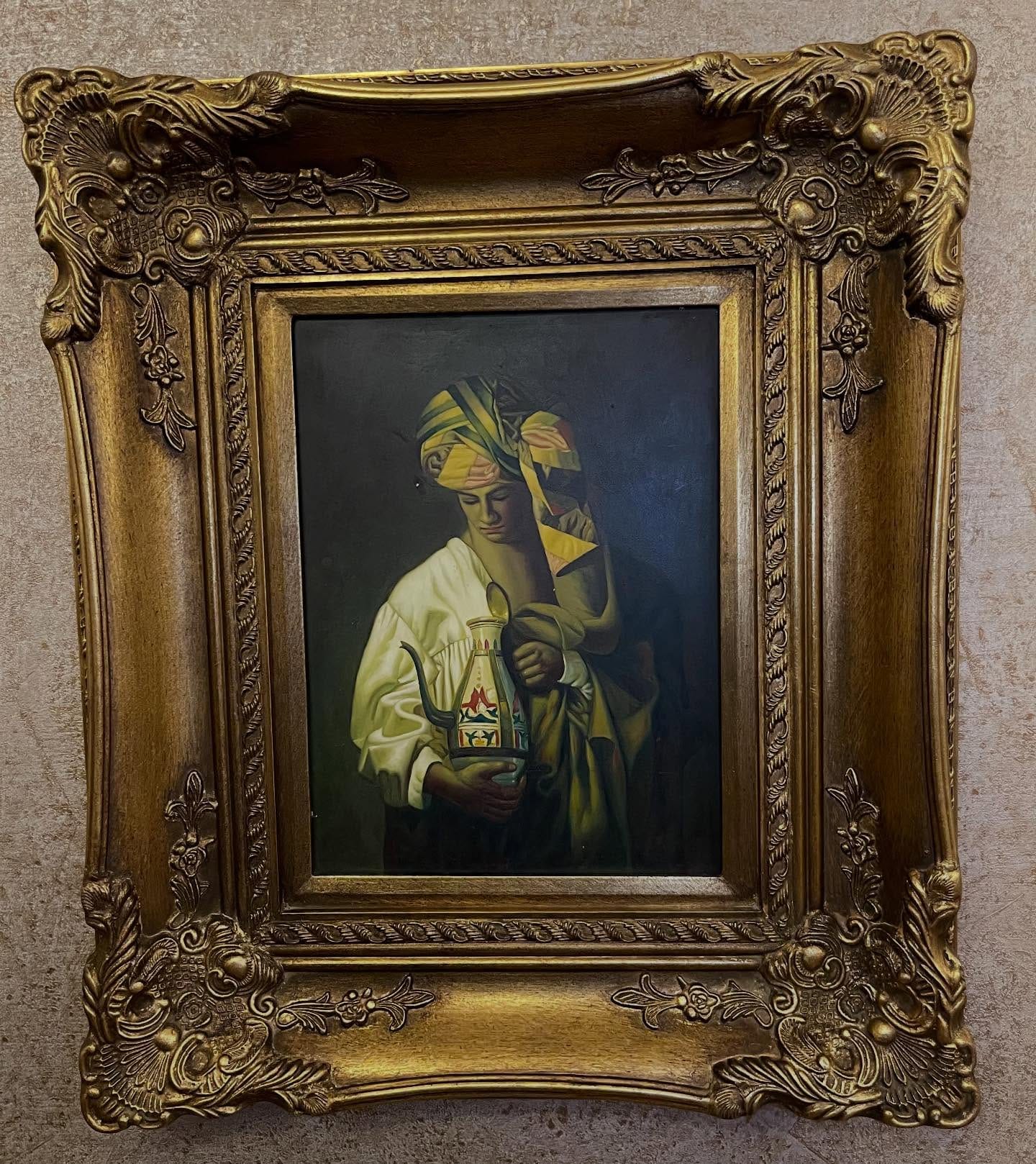 Boy of Ommayat painting